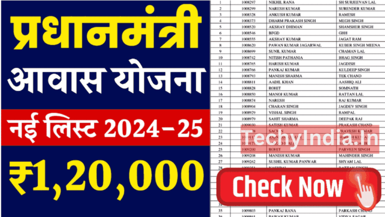 सिर्फ इनको मिलेंगे 1 लाख 20 हजार रूपए, पीएम आवास योजना की नई लिस्ट जारी