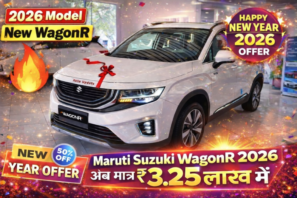 Maruti Suzuki WagonR 2026 – परिवार की पहली पसंद बनने को तैयार Smart Family Hatchback!