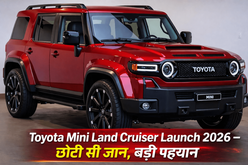 Toyota Mini Land Cruiser 2026 off road SUV front design