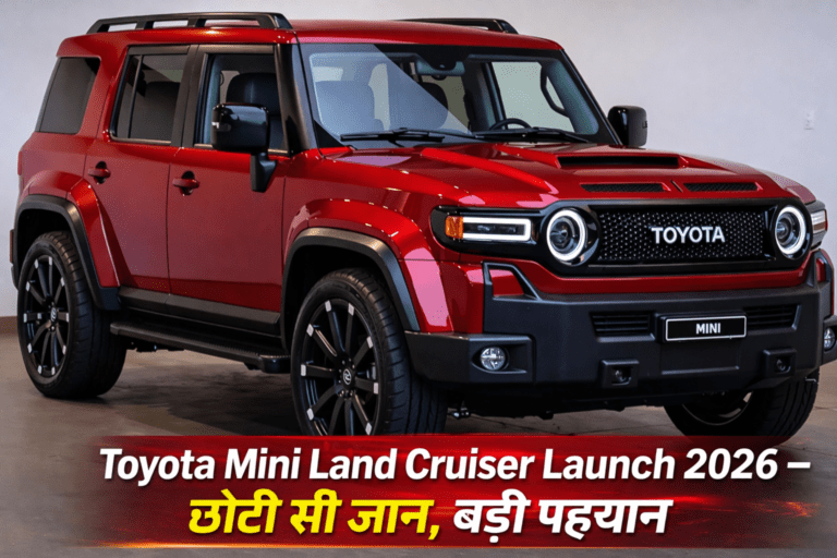 Toyota Mini Land Cruiser 2026 off road SUV front design