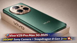 🚀 Vivo V29 Pro Max 5G 2025 - 260MP Sony Camera + Snapdragon 8 Gen 3 सिर्फ ₹11,499 में! 📱💥